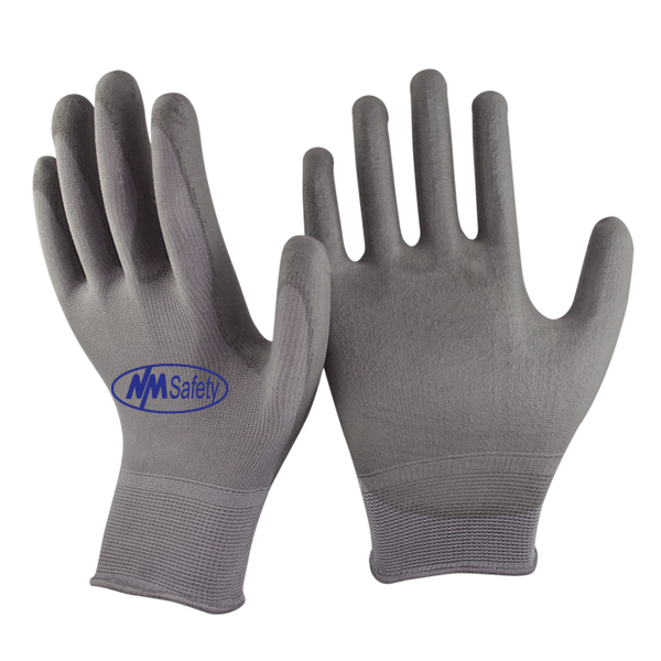 grey-polyester-pu-coated-glove
