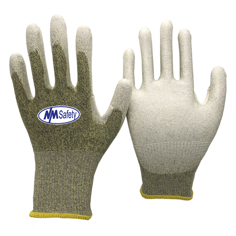 Guantes de trabajo antiestáticos (ESD) para construcción de PC, 2 pares,  guantes de trabajo delgados y ligeros, ideales para trabajos ligeros.